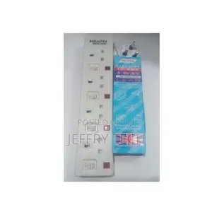 Astra 4-Way Socket Power Extension Cable- White
