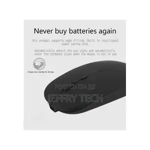 Slim Generic Rechargeable Cordless Wireless Mouse