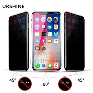 iPhone X Privacy Glass Screen Protector Black for for Iphon