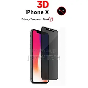 iPhone X Privacy Glass Screen Protector Black for for Iphon