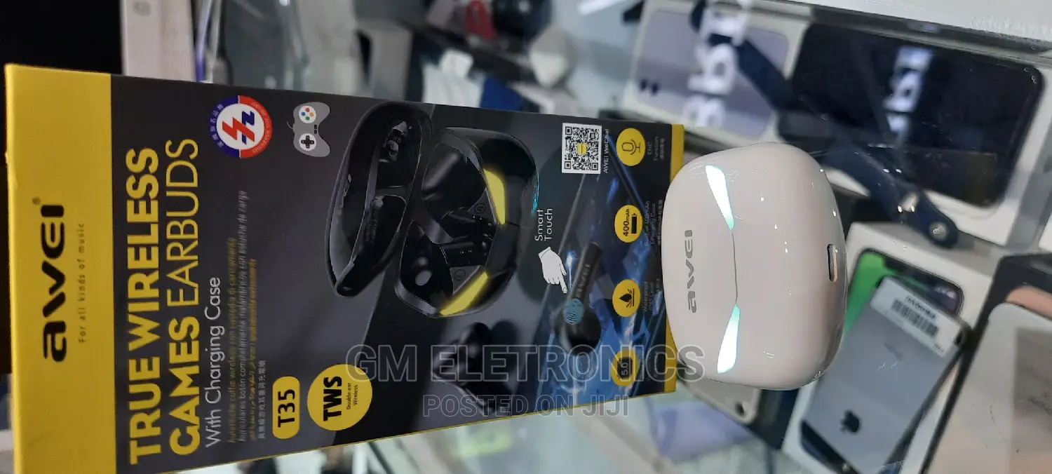 AWEI T35 Bluetooth Earbuds Low Latency With Touch Control