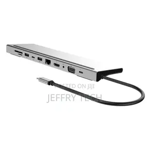 11 in 1 USB Type C Hub Adapter Laptop Docking Station to HDM