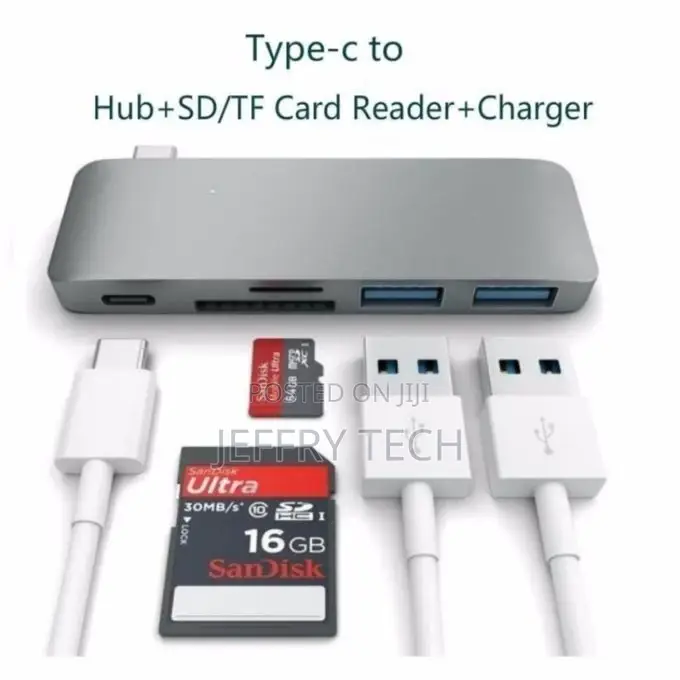 Type-C USB 3.0 3 in 1 Combo Hub for Macbook 12-Inch (With US