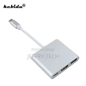 3 in 1 Male to Female USB-C USB 3.1 Type-C to HDMI 4K USB 3.