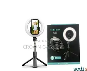 L07 LED Ring Light Bluetooth Selfie Stick Trip Flexible New