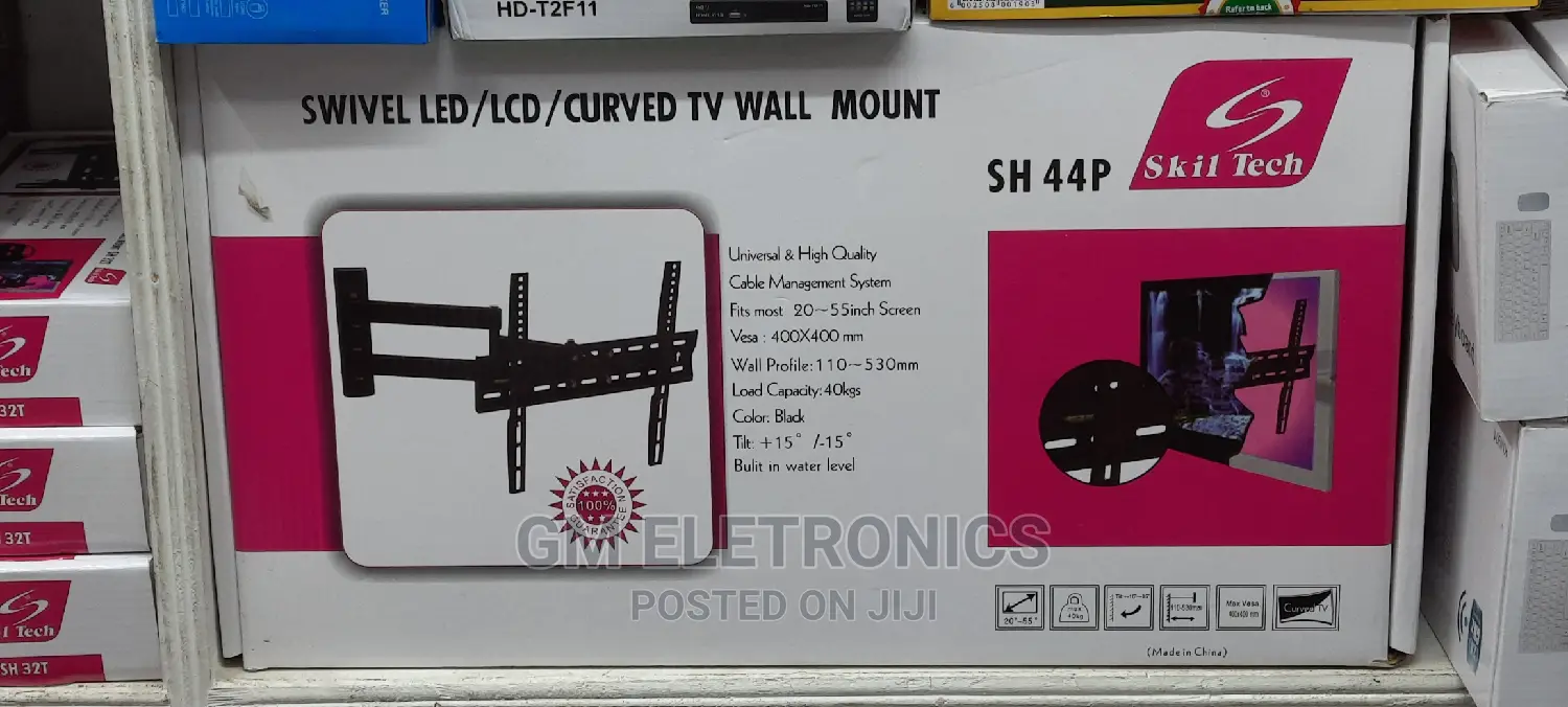 Universal Skill Tech Swivel Wall Bracket.(20"-55")