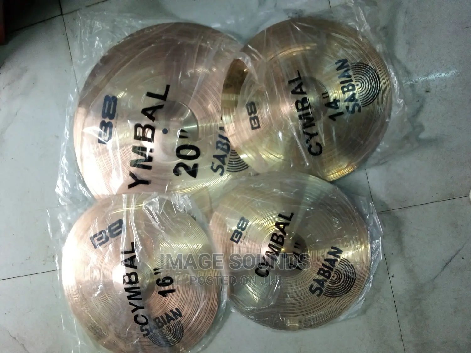 Cymbals- Sabian Set