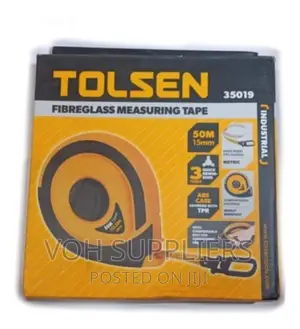 Tolsen 50M Fibreglass Measuring Tape 35019
