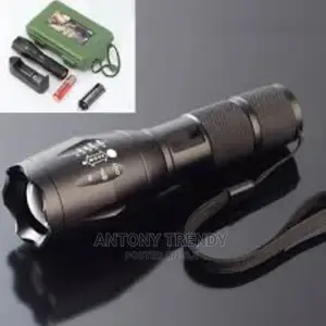 Tactical Flashlight XML T6 LED With Adjustable Focus and 5