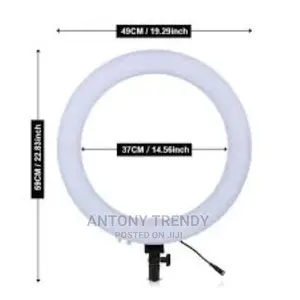 18-Inch SMD LED Ring Light Dimmable Lighting Kit With 78.7-I