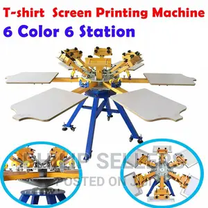 Screen Printing Machine T-Shirt Press Printer Carouse