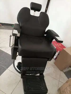 Imported Jumbo Black Barber Chair