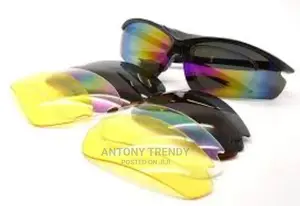 S - Sport Sunglasses Set With 5 Interchangeable Lenses