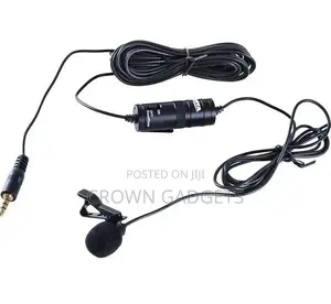 Black BY-M1 Boya Collar Mic