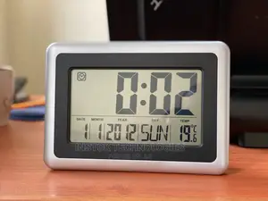 Digital LED Wall Clock With Alarm,Date,Temperature
