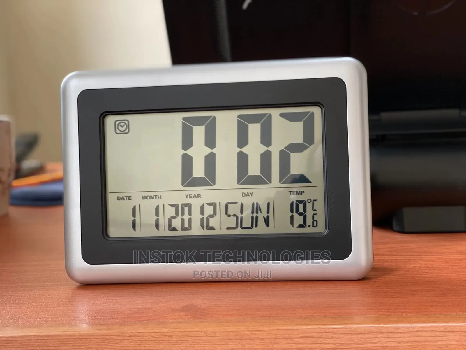 Digital LED Wall Clock With Alarm,Date,Temperature