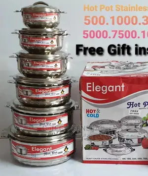 Set of 6elegant Hot Pots