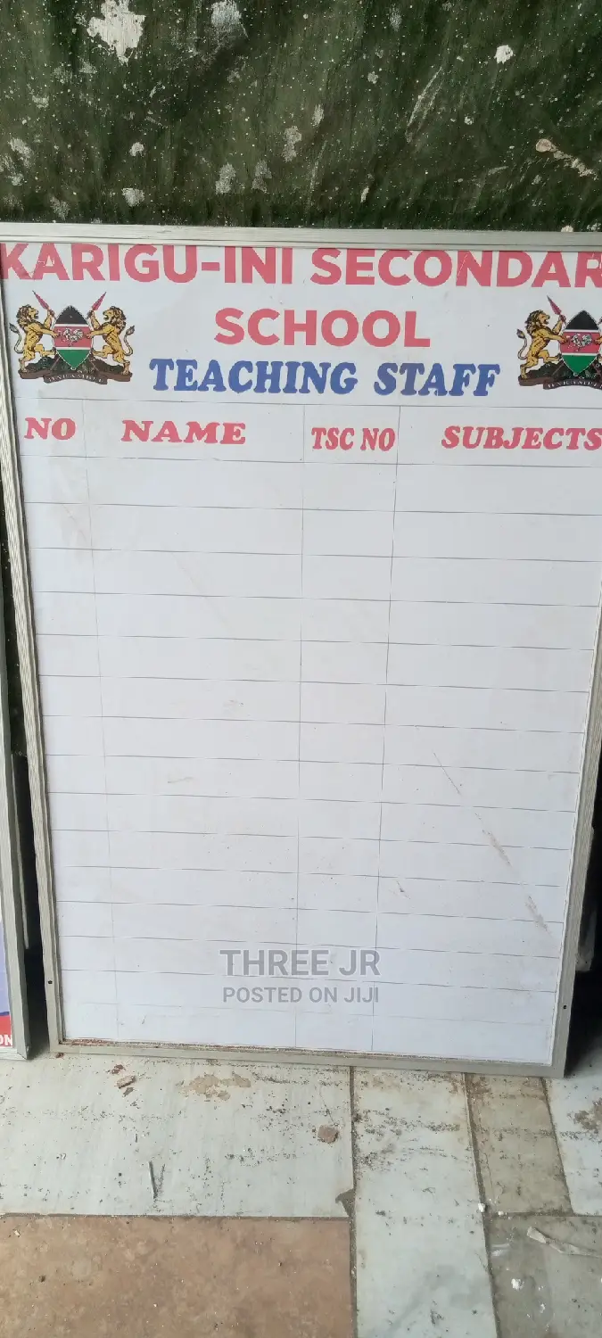 Teaching Staff Boards, Timetable Boards, Weekly Planers