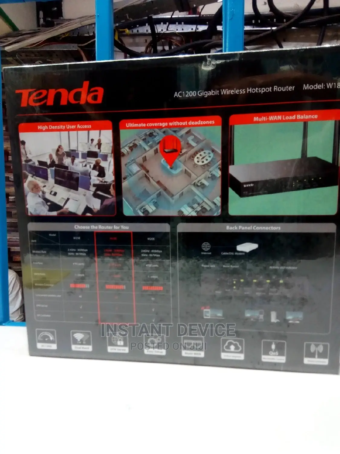 Tenda AC1200 Gigabit Wireless Hotspot Router
