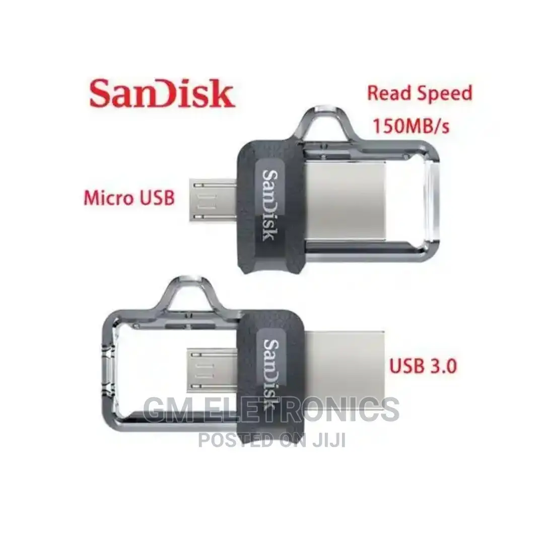 64GB Sandisk Dual Drive (USB 3.0-Micro USB)