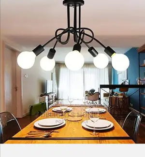 High-End, Industrial Black, Soft and Dining Room Chandelier