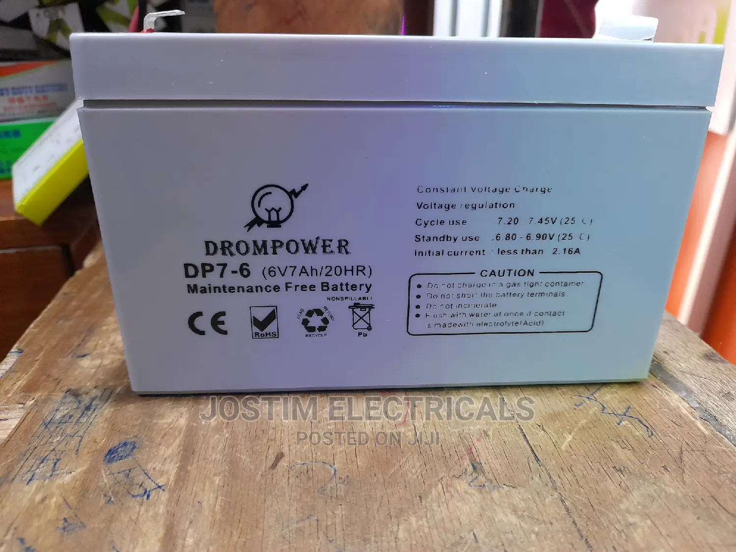 6v 7AH Battery
