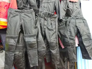 MOTORCYCLE Padded Leather Trouser/Riders Leather Trouser