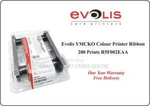 Evolis YMCKO Colour Ribbon 200 Prints R5f002eaa- Available