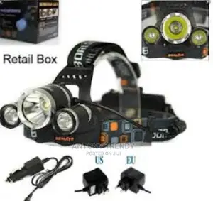 3 LED 10,000 Lumen Tactical Headlamp