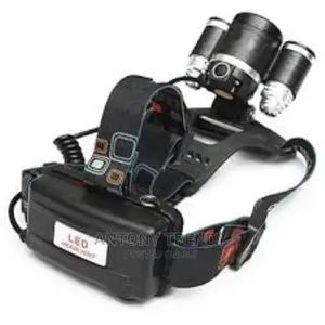 Head Light Headlamp 3x CREE T6 LED 18650 Light Charge