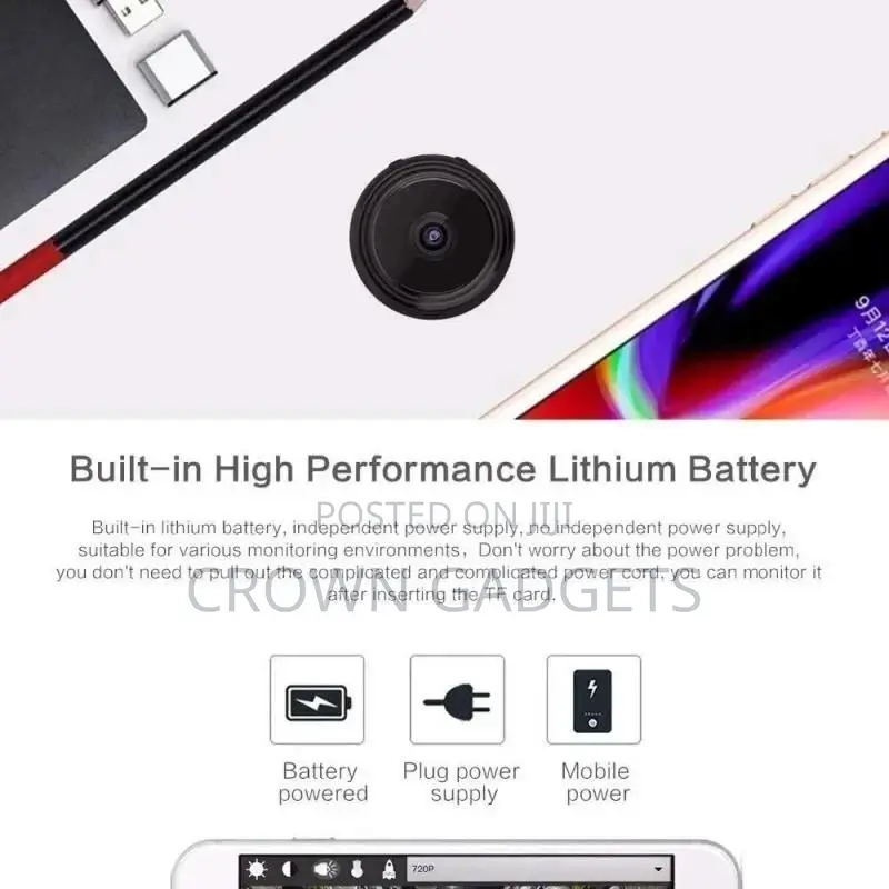 A9 Smart Spy Camera With Sd Slot