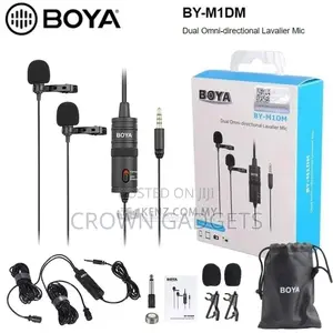 Dual Omni-Directional Lavalier Mic BY-M1DM