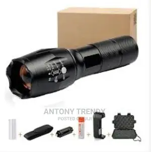 Pack TC1200 Flashlight Military Grade Tactical Waterproof L