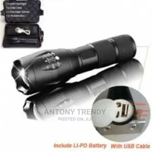 Amazing Torch XML-T6 LED Cold White Light Alibaba Flashlight