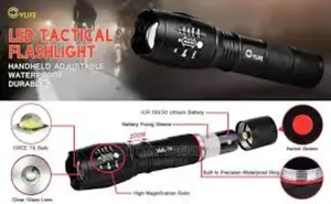 XML T6 High Quality Strong Light Flashlight Led Long Range R