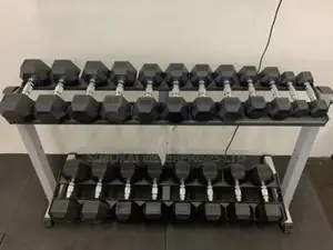 Rubber Hex Dumbbells!