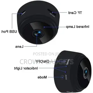 1pc Black A9 Spy Camera From Trendy G