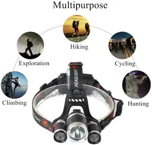 3 X CREE XM-L T6 LED Headlamp With 4 Modes