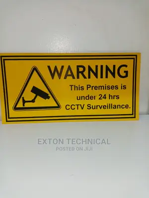 Cctv Surveillance Warning Sign