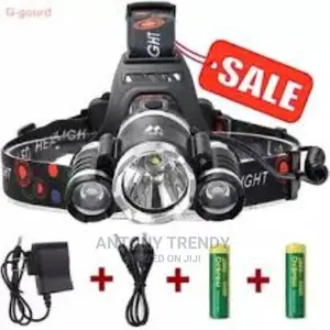Headlamp USB Rechargeable IMPROVED LED, Ultra Bright CREE 50