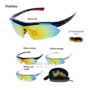 5 Lens】ROCKBROS Polarized Sports Sunglasses Outdoor Men Road