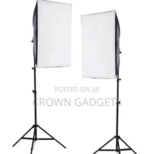 8 Bulb Studio 50*70cm Softbox 100-240v Lighting for Filming