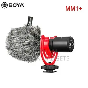 Boya by-Mm1 Video Record Microphone Compact on-Camera Adv