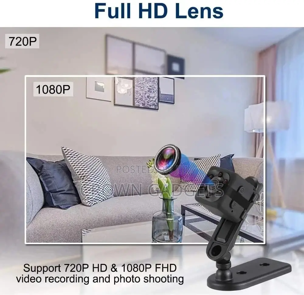 Mini Camera Camcorder Night Vision 1080P