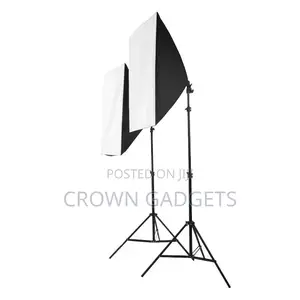E27 With Base 4 Lamp Holder Light Bulb Softbox Kit