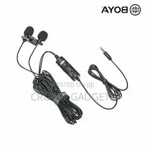 High Tech Boya by-M1dm Dual Lavalier Universal Microphone