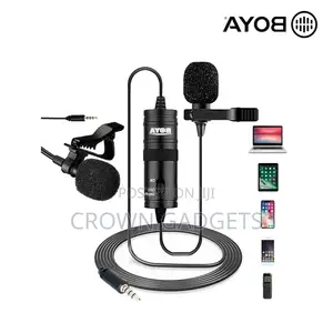 BOYA BY-M1 Clip-On Microphone for DSLR Camera/ Smartphone/