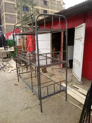 School Bed Tripple Decker With Climbing Support Frames