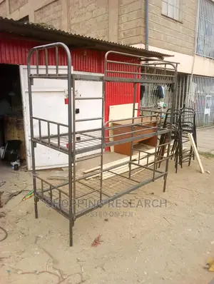 School Bed Tripple Decker With Climbing Support Frames