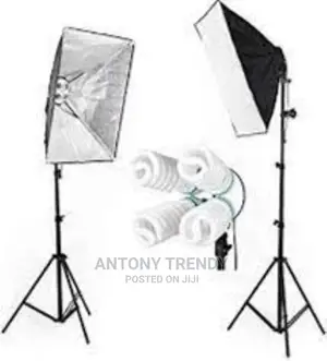 Photo Studio Softbox 4 Socket E27 Bulb Holder 50x70cm